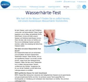 Wasserhärte Teststreifen kostenlos bestellen