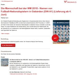 Fussball Poster von deutschen Spielern kostenlos bestellen